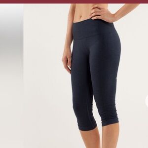 Lululemon the Flow Crop seamless leggings yoga leggings ,Gymnastics
